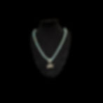 Thumbnail: Turquoise Gemstone Sparkly Dragonfly Necklace