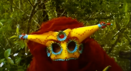mask animal super 8 red green film