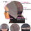 Thumbnail: Bouncy kinky curly human hair 200% density lace front volume  wig 