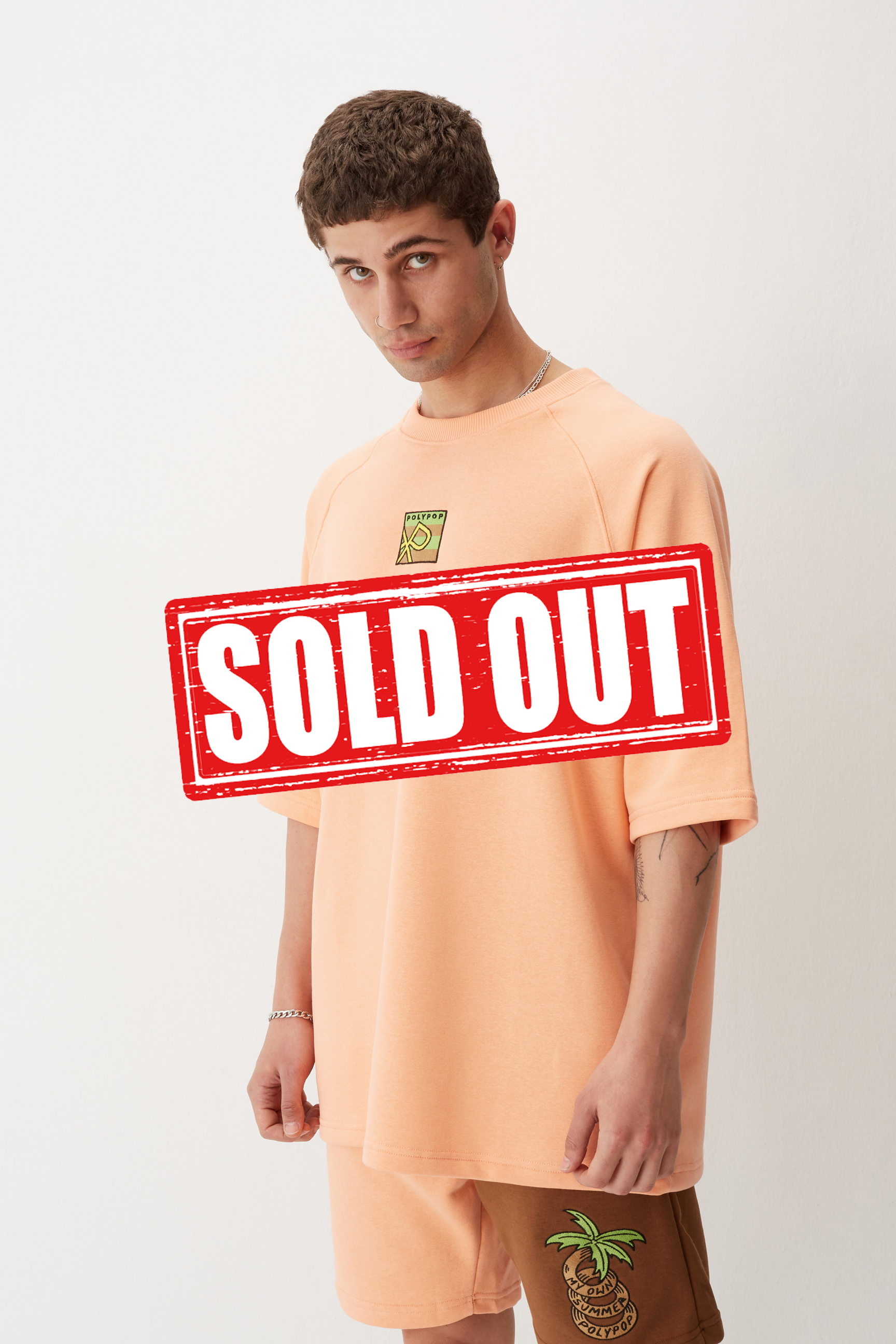 Polypop Square Logo Oversize Heavy T-Shirt Somon