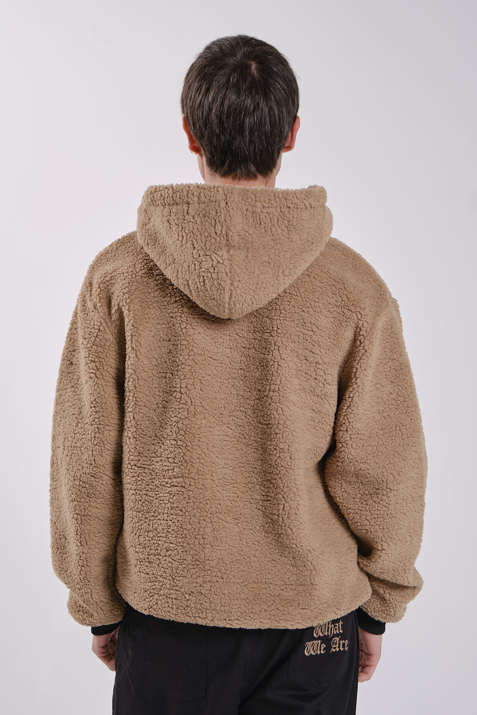 Thumbnail: Fern Light Brown Sherpa Hoodie
