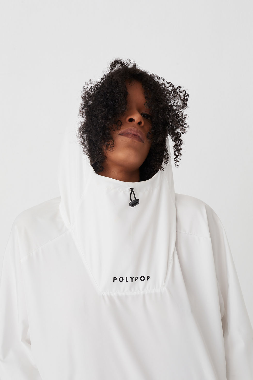 Thumbnail: 3/4 Sleeve Windbreaker White