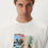 Küçük resim: Polypop "My Own Summer" Oversize Boxy Fit T-Shirt Ekru