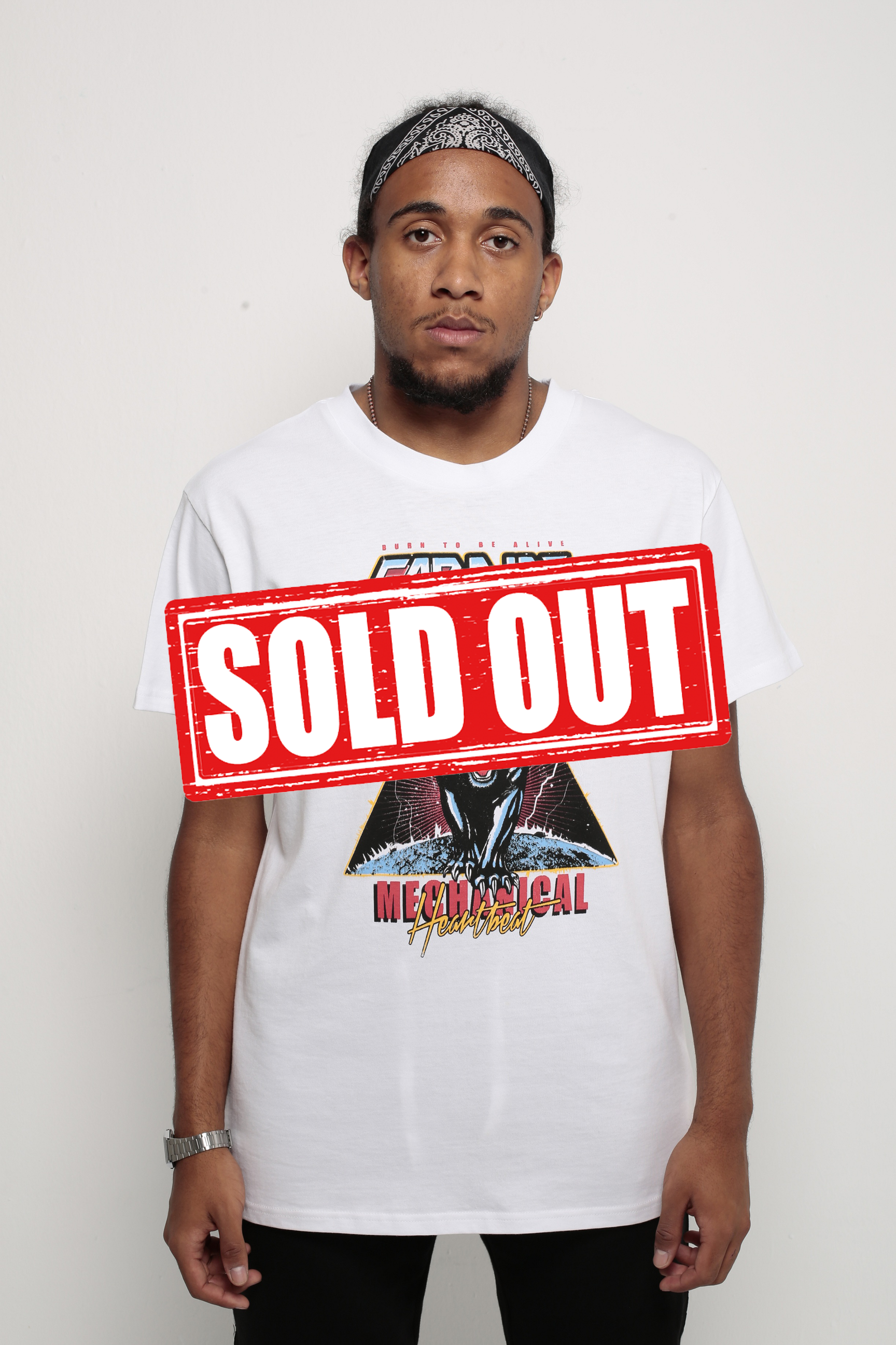 Polypop "Cardiac Arrest" T-Shirt Beyaz