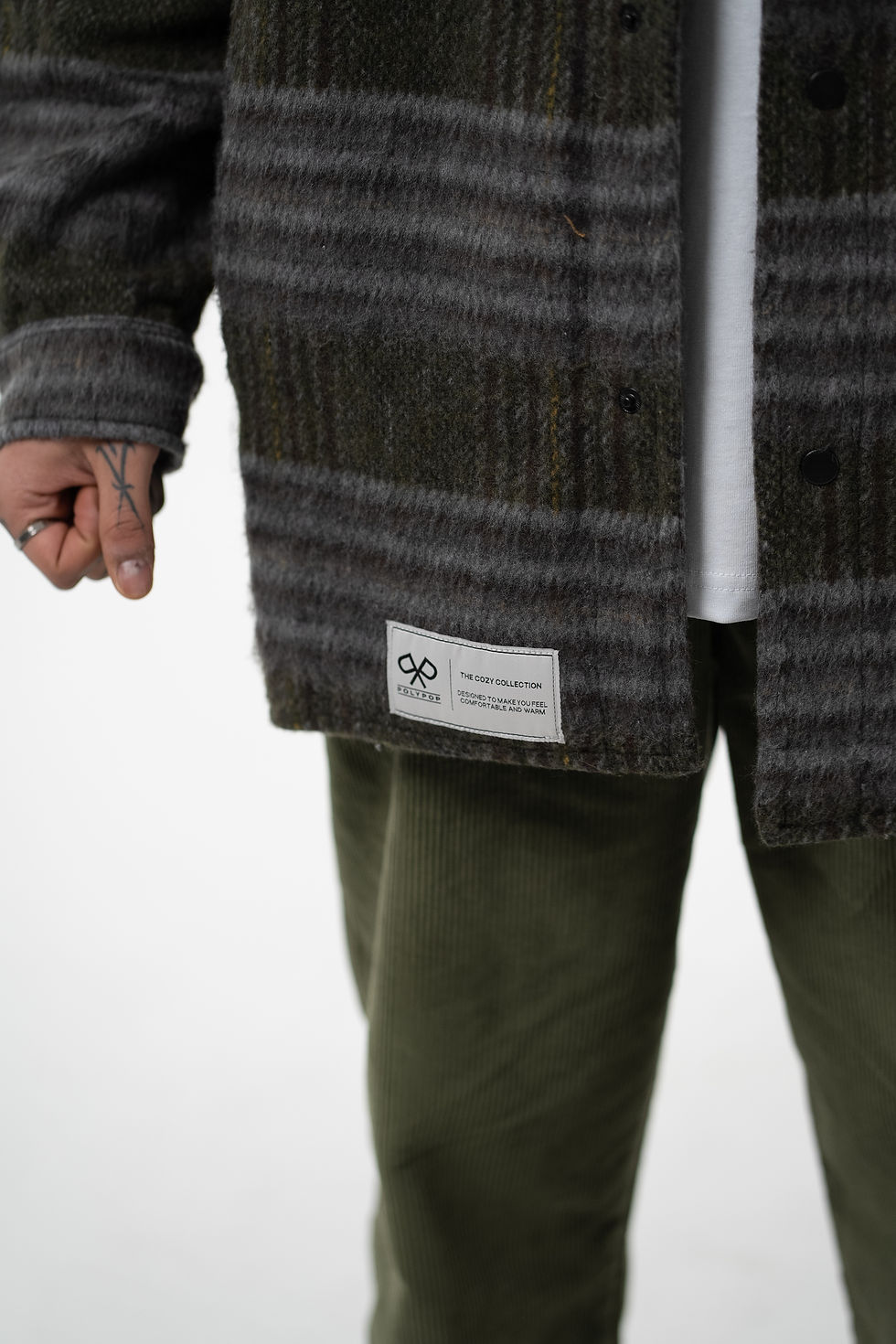Thumbnail: "Highlander" Army Green Oversized Jacket