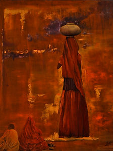 L'indienne II 55x46 (10F)