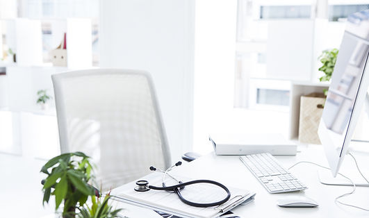 Private psychiatrist consultation room for private mental health assessment face-to-face or Online