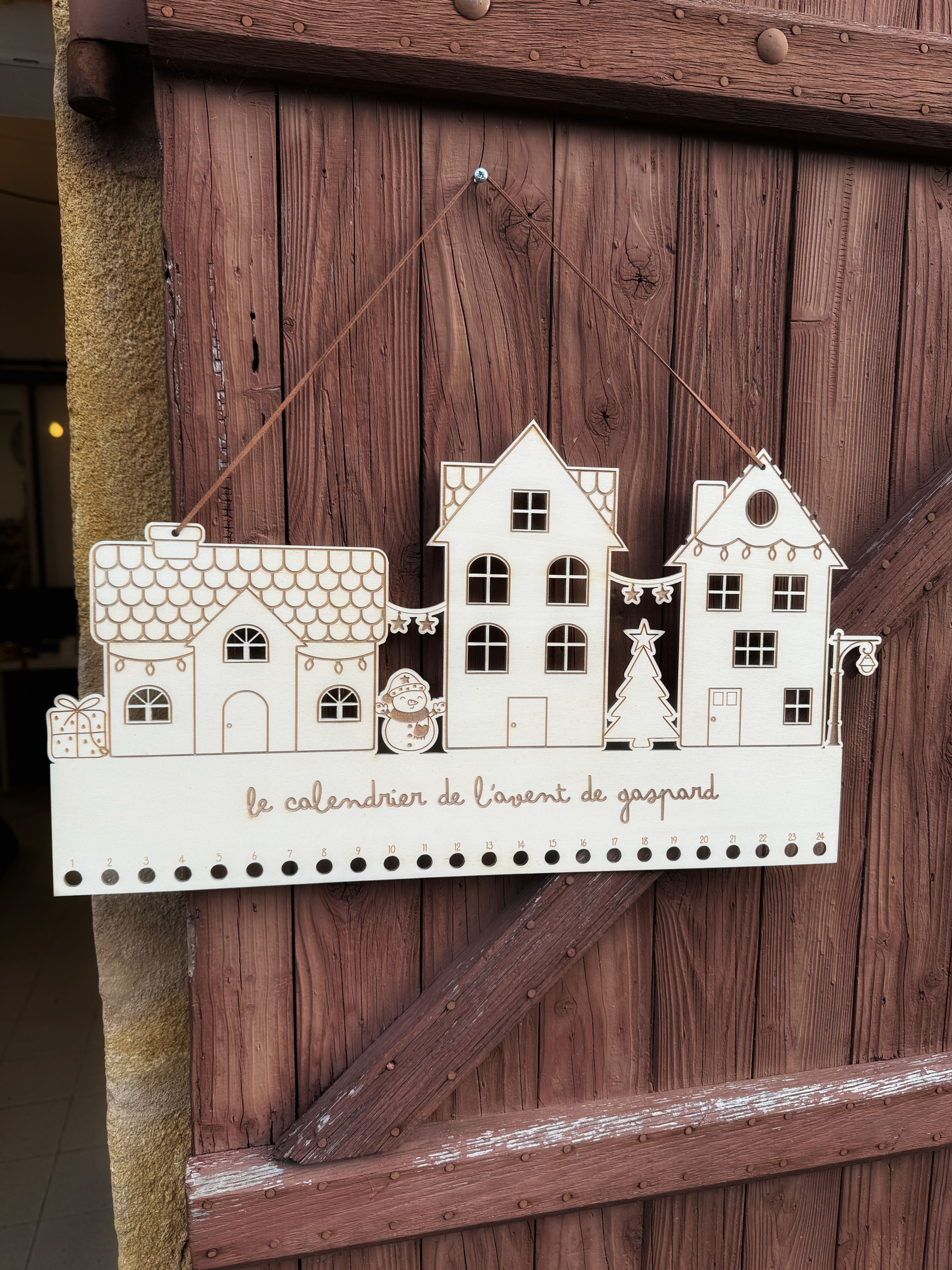 Calendrier de l'avent "Maisons"