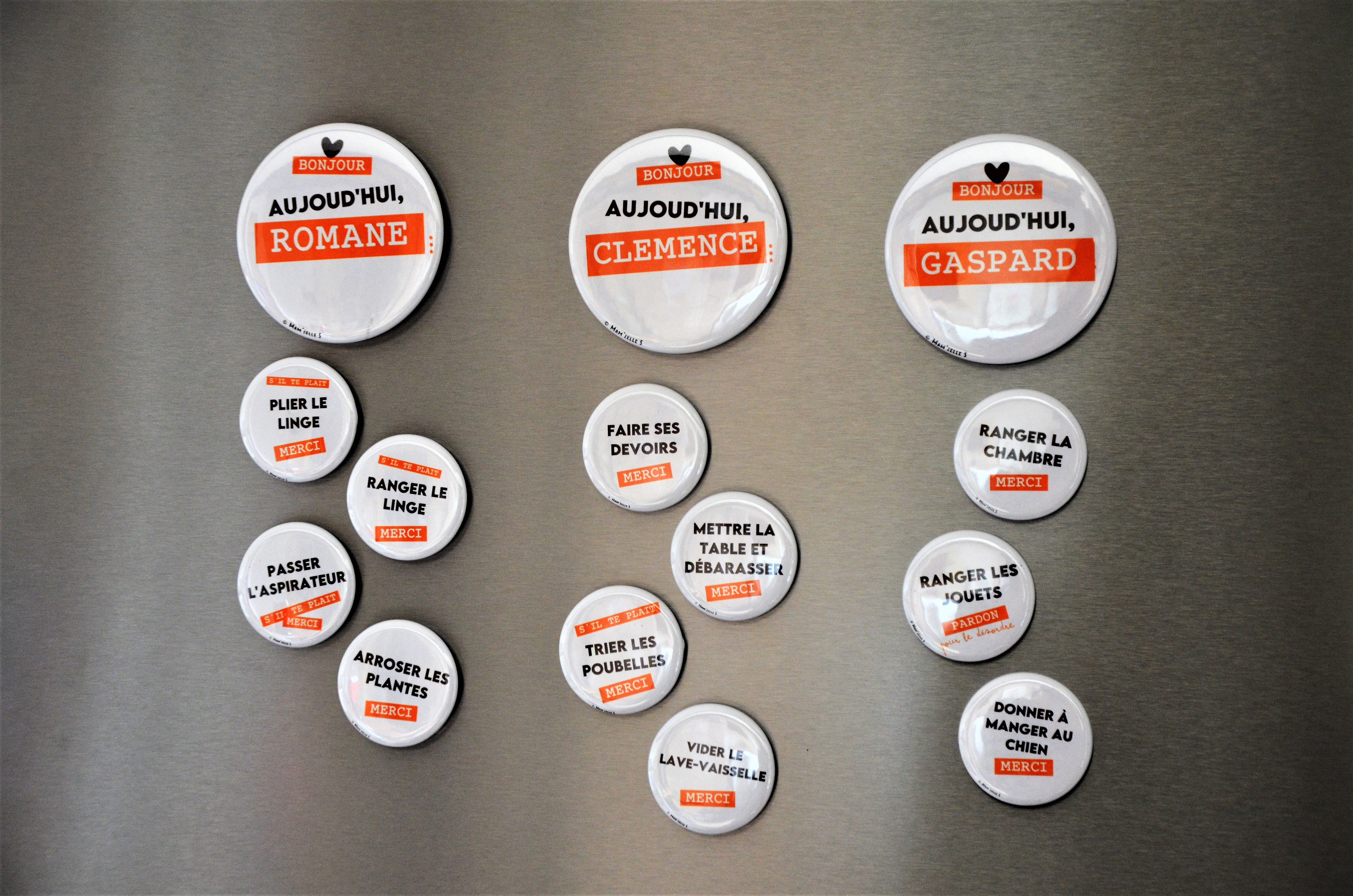 Kit "corvées" répartitions des tâches