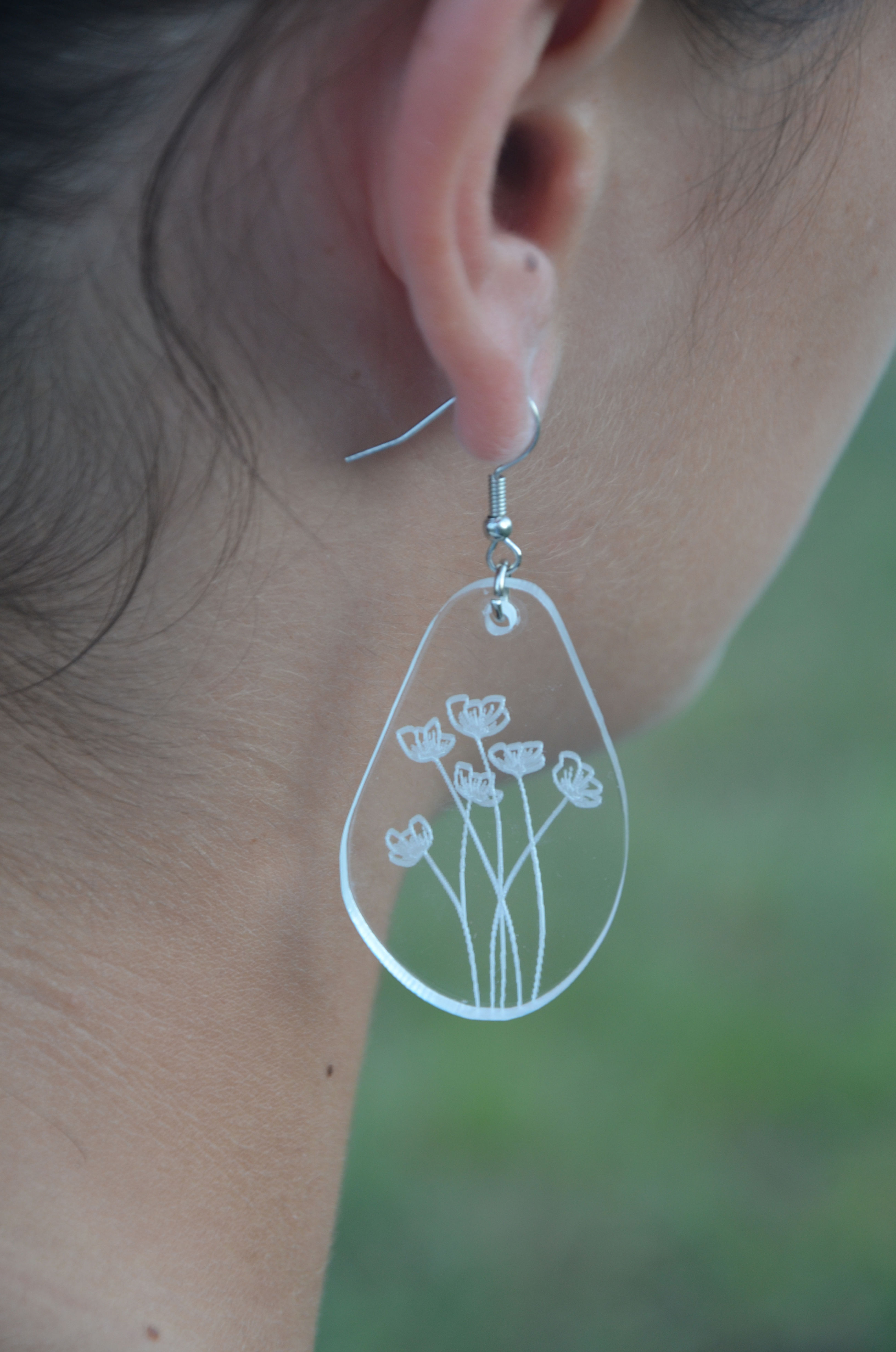 Boucle d'oreille "Fleurs"