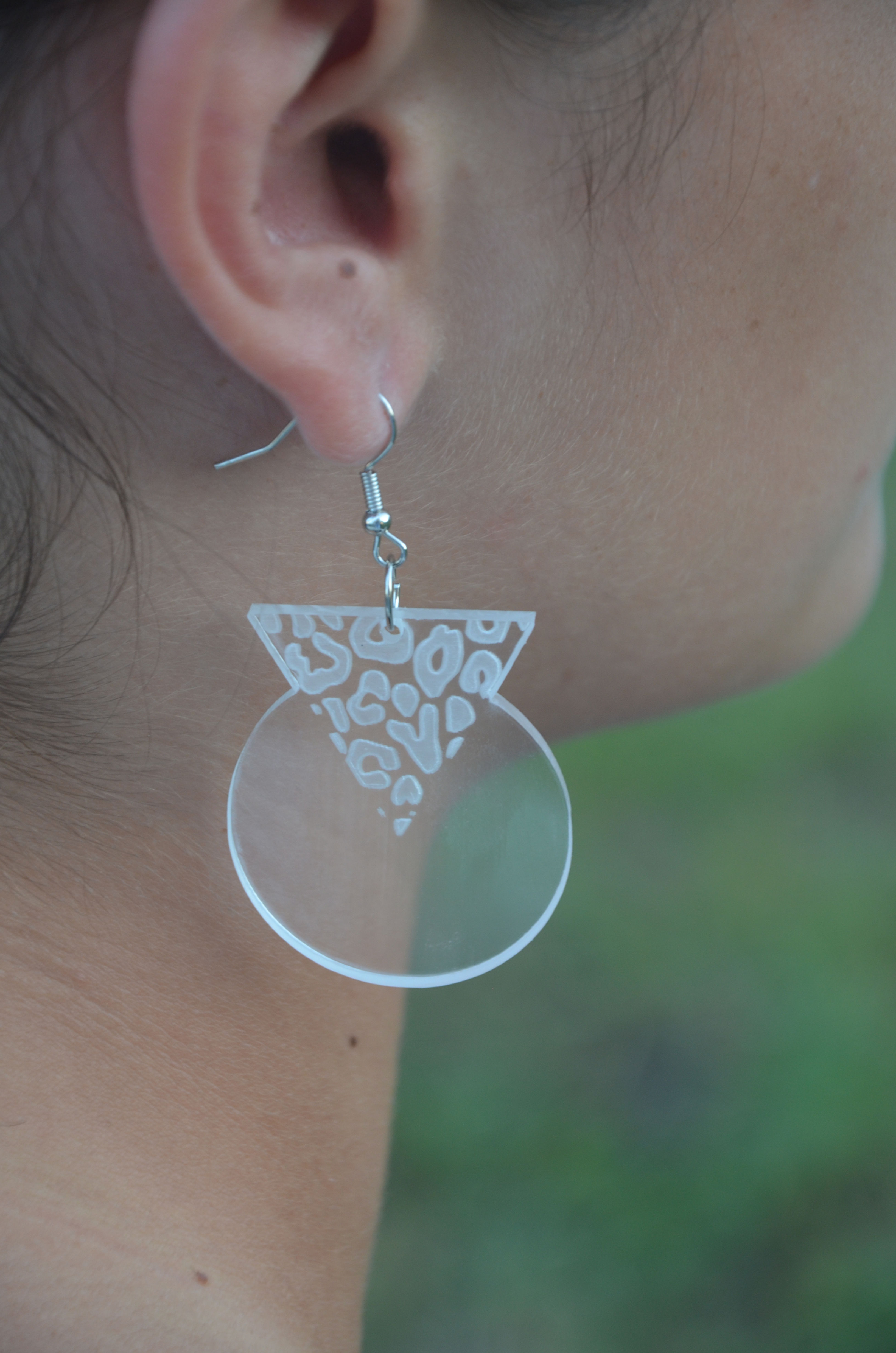 Boucle d'oreille "Léopard"