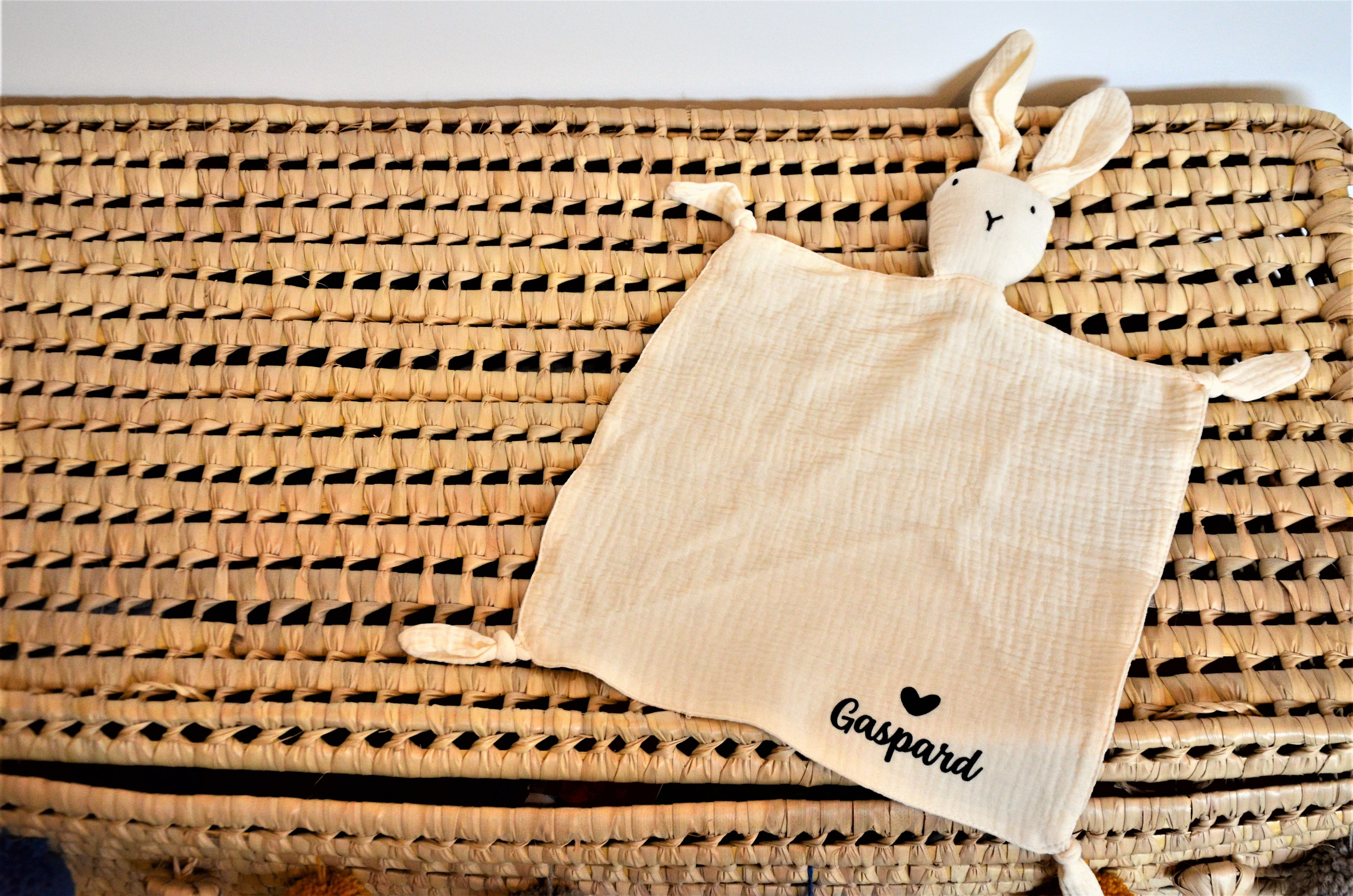 Doudou Lapin personnalisé