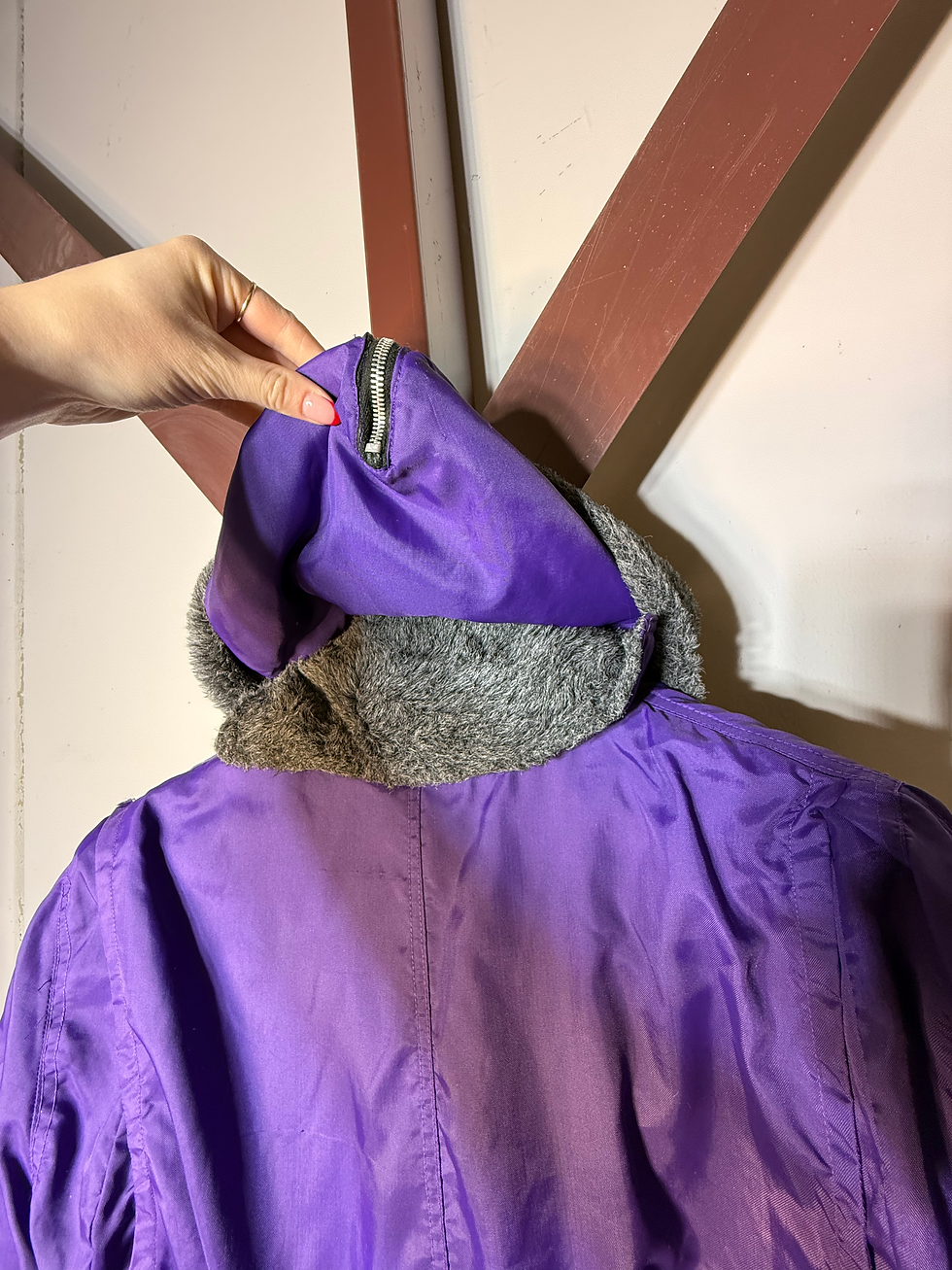 Thumbnail: 70s Viking Purple & Gold Snowsuit