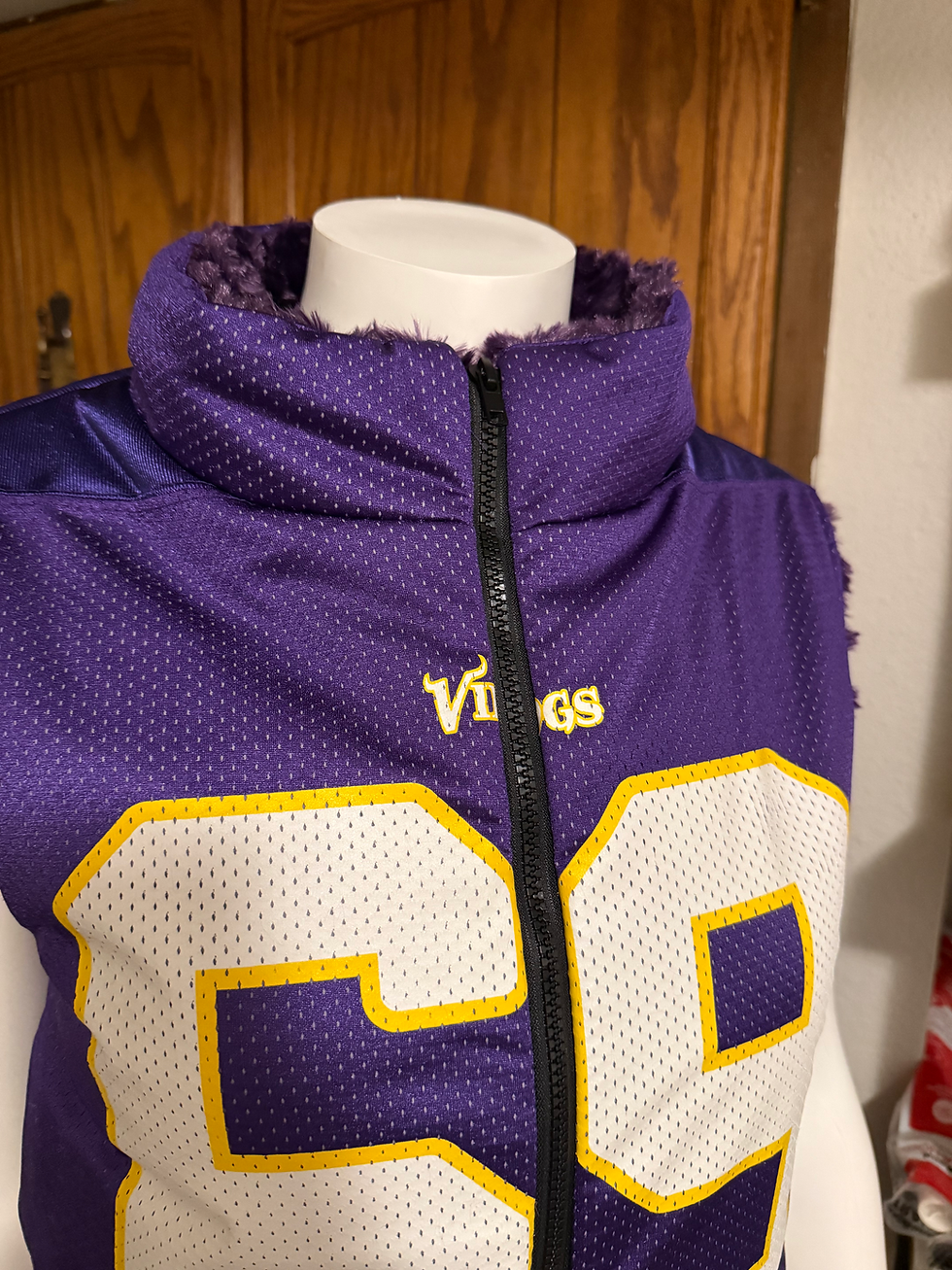 Thumbnail: Custom Fuzzy Jared Allen Vest