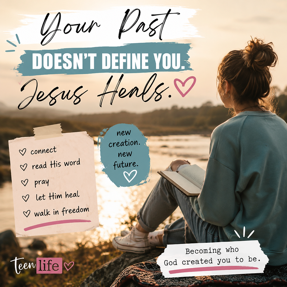 A teen girl connecting with Jesus to find spiritual healing