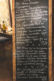 Unsere wöchentlich wechsenlde Tafel