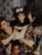 Grandma on the left & Mom on the right