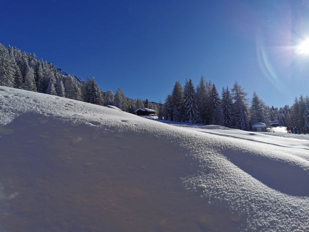das Alpenblick - Winterlandschaft