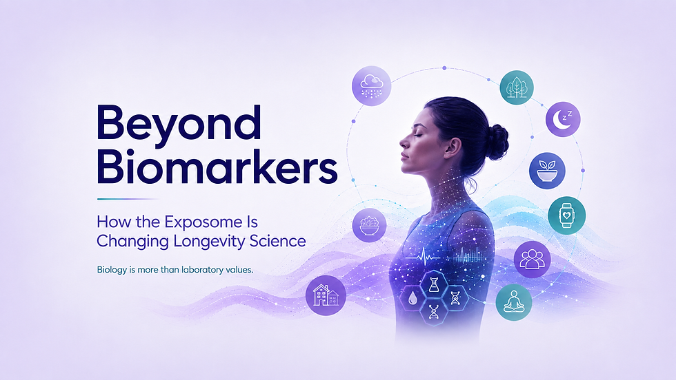 Beyond Biomarkers: How the Exposome Is Changing Longevity Science