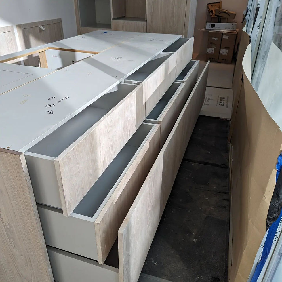 Thumbnail: Bespoke Oak veneered kitchen