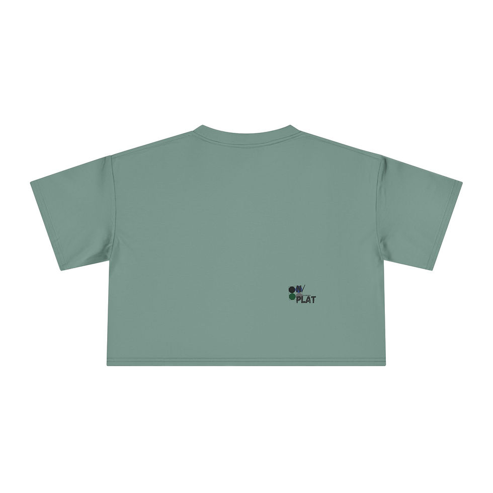 Thumbnail: Crop Tee: Girl Comfy and Stylish Women's Crop Tee