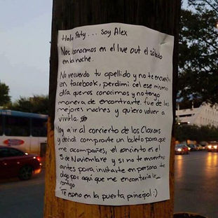 La web se viraliza hoy #BuscandoAPaty