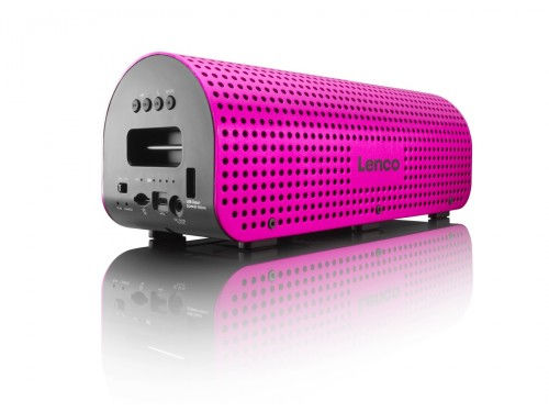 Coluna BT LENCO GRID7 rosa