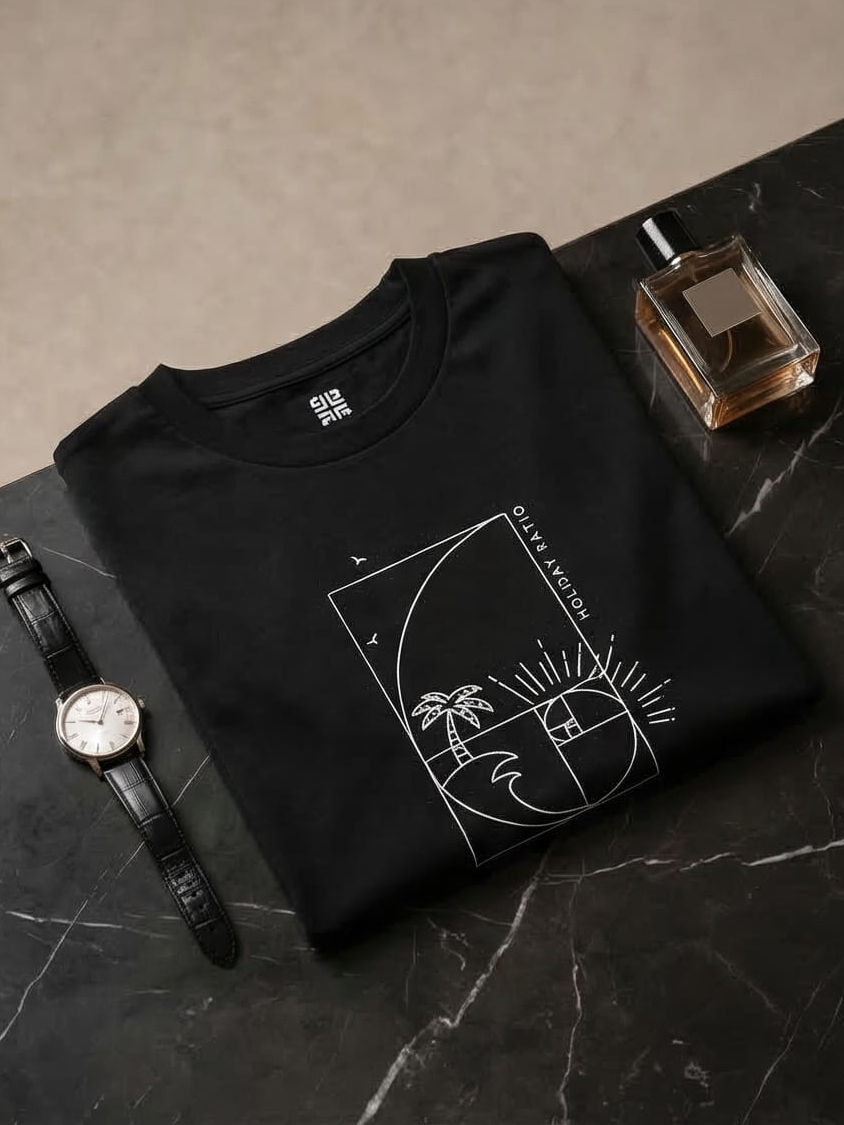 Küçük resim: Erkek T-Shirt ( Fi - Siyah )