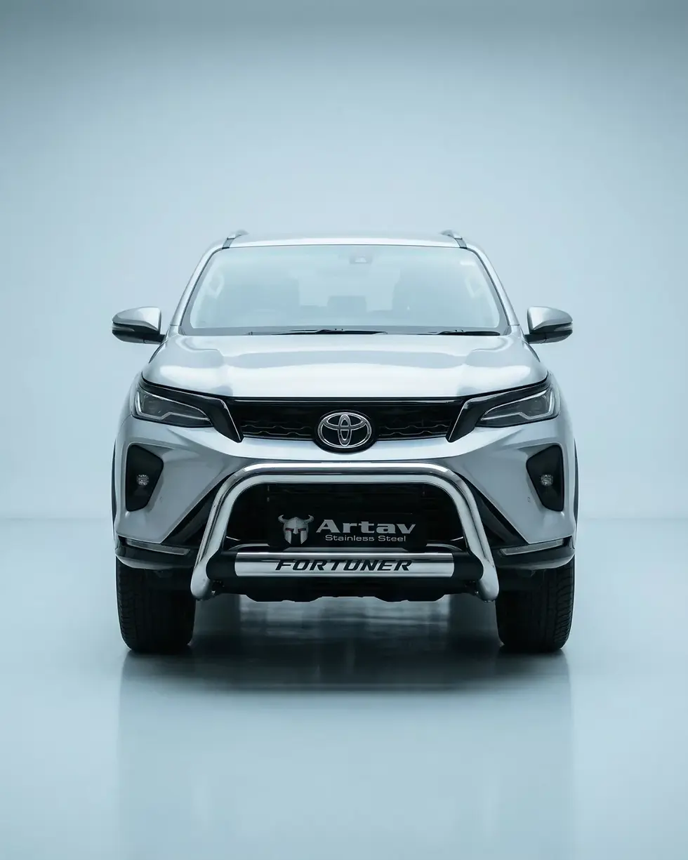 Thumbnail: Toyota Fortuner Nudge Bar Stainless – Fits Facelift VX Model 2023