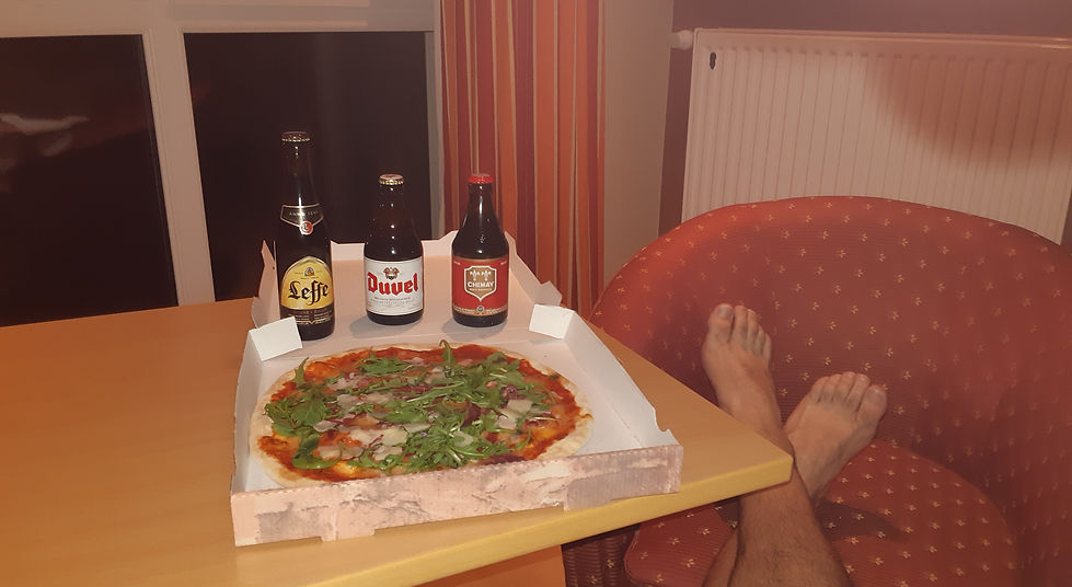 Pizza em Florenville na Bélgica