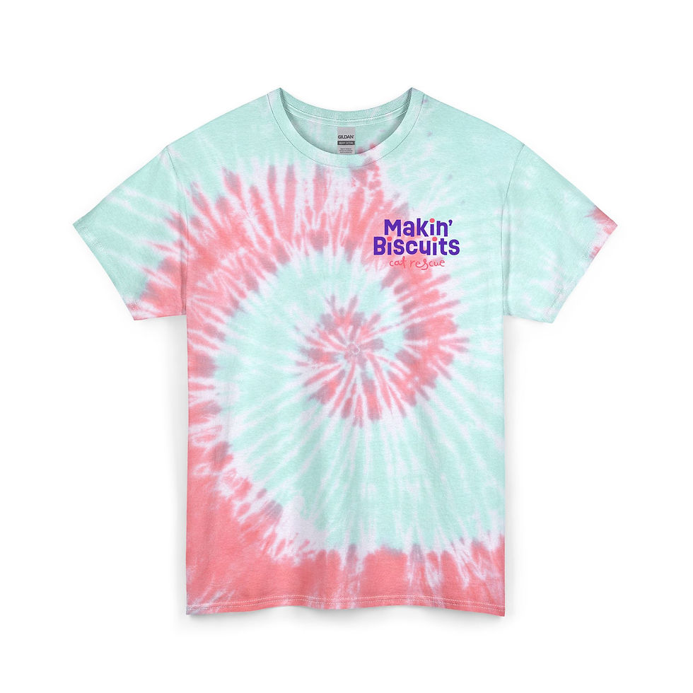 Thumbnail: Feline Fine Tie-Dye T-Shirt