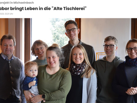 Dorf.labor bringt Leben in die Alte Tischlerei