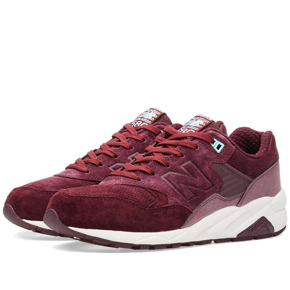 New Balance 580 Plum & White