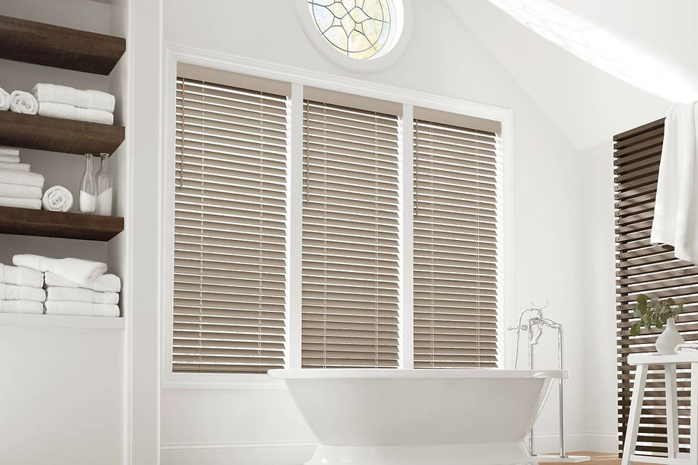Hunter Douglas provides the most advanced remote control custom blinds near me to assist with managing moisture-prone areas in this Parker CO kitchen installed by BCC Blinds.;