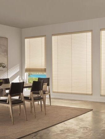 Controlling natural light in the kitchen is more efficient with motorized automated remote control custom blinds Denver featuring Aria Soft Blinds in Parker CO by Blind Corners and Curves Denver.; 