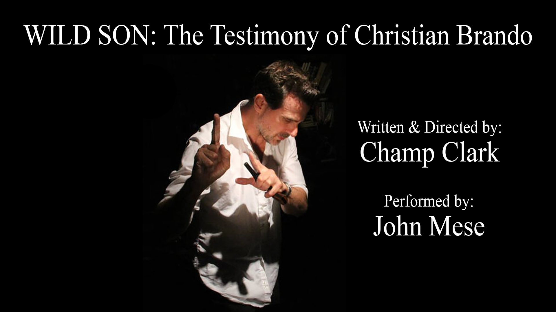 WILD SON: The Testimony of Christian Brandon Feb 13 @ 7pm PST
