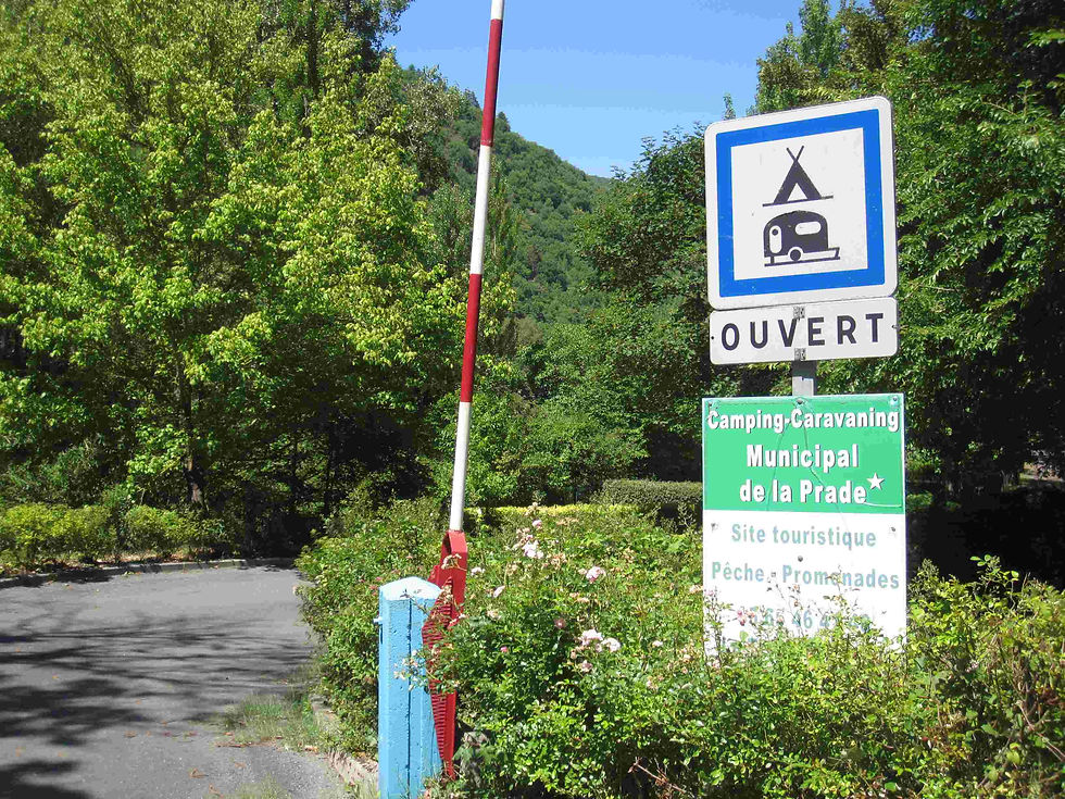Entrée camping