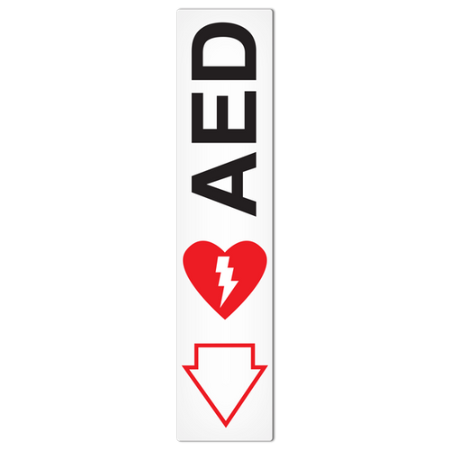 AED Sign (4" x 18") Manufacturing