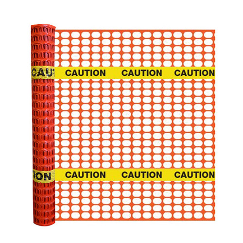 Oval Mesh Safety Fence with Caution Barricade Tape Manufacturing