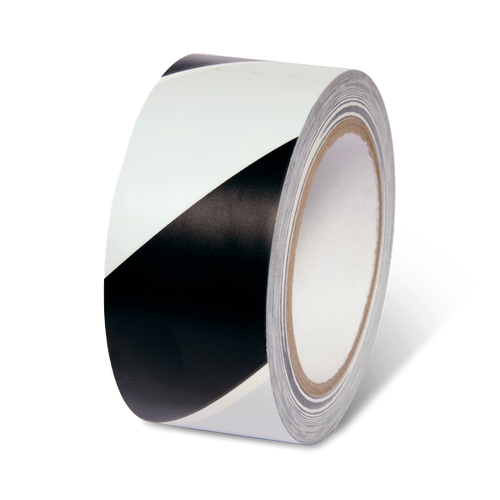 Black/White Conformable Hazard Warning Stripe Marking Tape