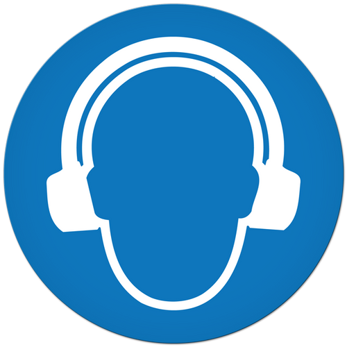 MANDATORY Hearing Protection Required Manufacturing