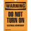 Thumbnail: WARNING Tag: Do Not Turn On Electrical Department