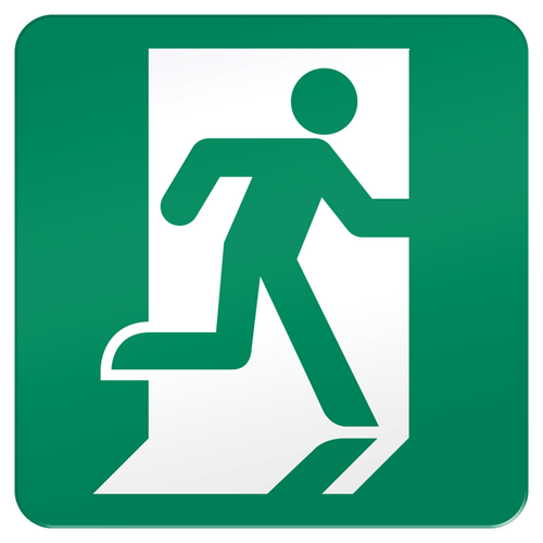 ArmorStripe® Floor Sign Fire Exit Manufacturing