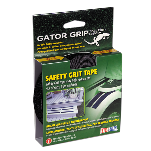 Gator Grip® AntiSlip Safety Grit Tape 15ft (Black) Manufacturing