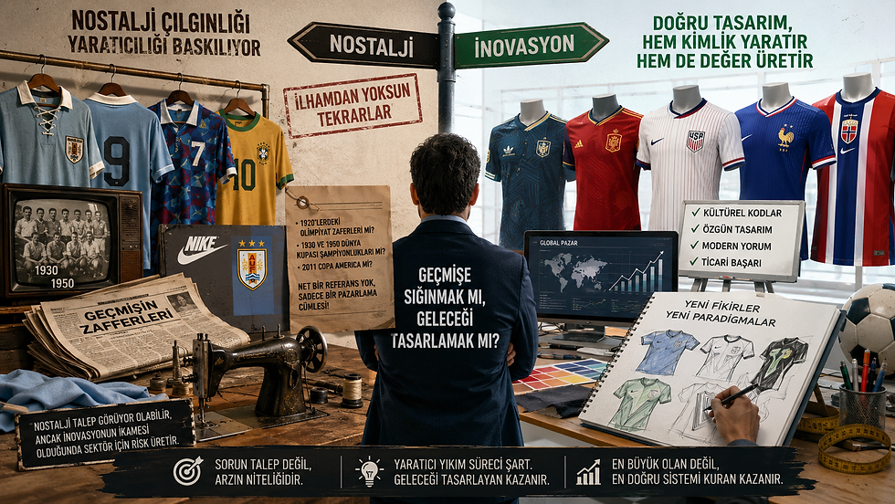 Geçmişin Gölgesinde Futbol: Nostalji Pazarlanıyor, Yaratıcılık Kayboluyor!