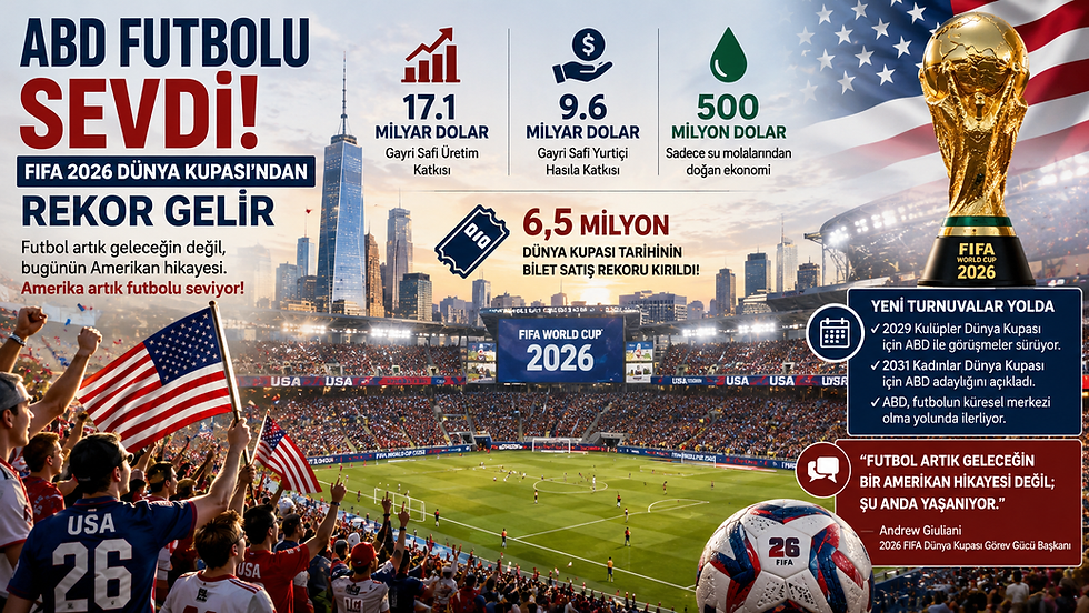 Futbol Amerika'ya Cazip Geldi!