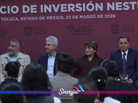 Nestlé invierte 455 millones de dólares en el Estado de México; fortalece industria alimentaria.