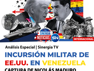 Sinergia TV / Incursión militar de EE.UU. en Venezuela