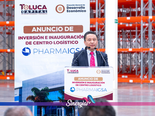 Nueva inversión de 450 millones de pesos fortalece al sector farmacéutico en Toluca
