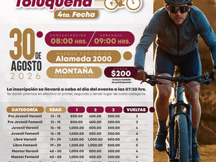 Toluca se prepara para la cuarta fecha de la Copa Toluqueña de Ciclismo de Montaña